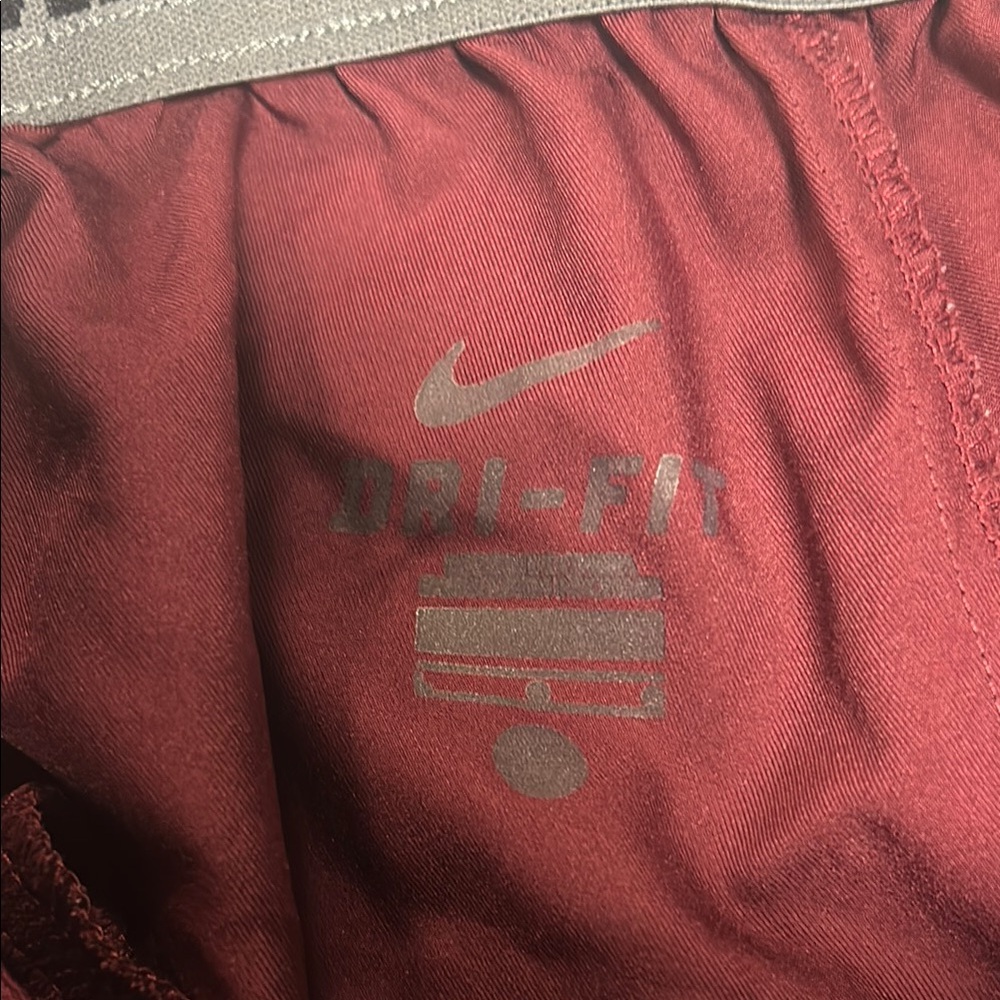 Mens Maroon Nike Track Pants large - Picture 3 of 3